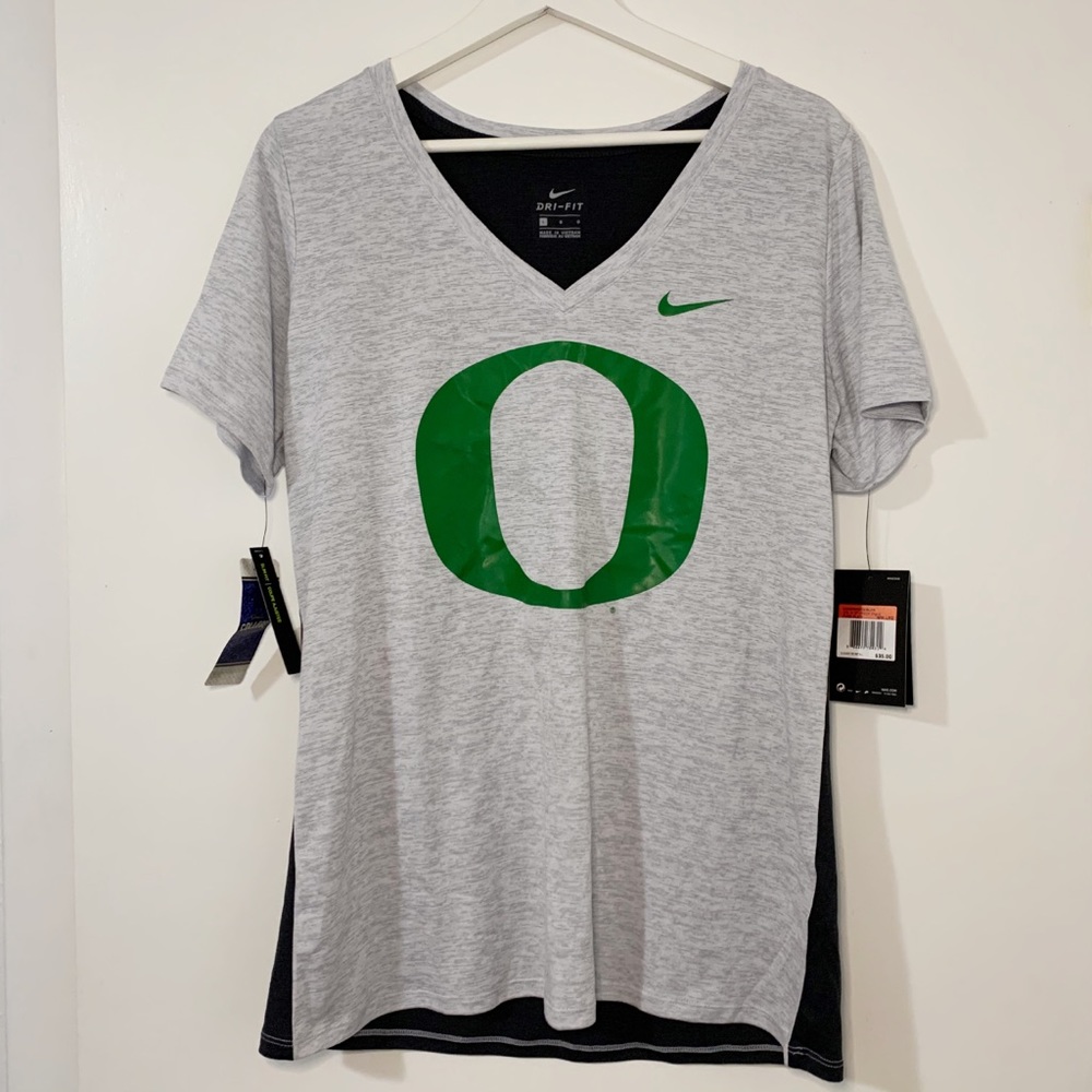 Nike Dry Dri Fit College Oregon T Shirt Top